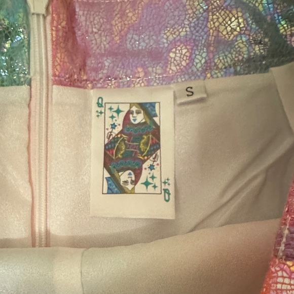 Queen of sparkles Multicolor Fringe Skirt - Picture 3 of 3